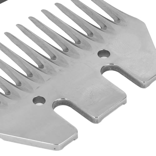 Sheep Shears Blade, Straight 13 Tooth Replacement, 2 Pack | High Carbon Steel, 7mm Teeth Spacing, For Llamas And Thick Fur Animals, 2 Pack, Clean After Use