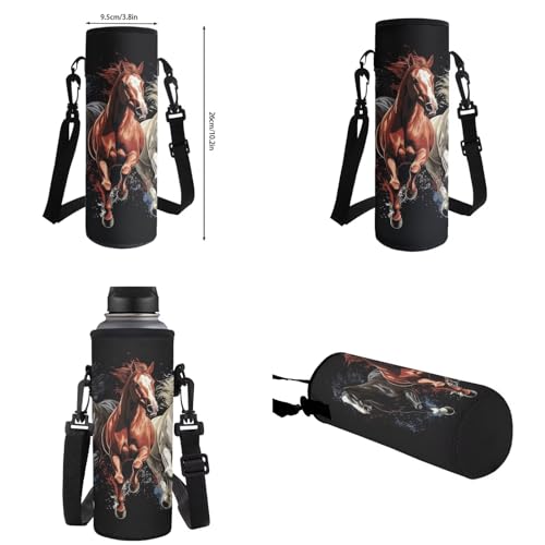 Upetstory Girls' School Bag Horse Backpack with Lunch Box Boys Kids Bookbag Set Elemenatry School Bag Kindergarten Preschool Pencil Case Water Bottle Sleeve Book Cover Travel Back Pack - color: Horse