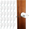 Blulu 25 Pack Ceramic Electric Fence Insulator Heavy Duty Ceramic Porcelain Lag Screw Insulator for Wooden Post Electrical Wire Ground Fencing Agricultural and Ranchers Supplies