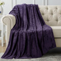 Utopia Bedding Ultra Soft Fleece Bed Blanket Throw Size Purple (50x60 Inch) | Microfiber Plush Warm Lightweight Breathable Cozy Blanket Anti-Static, All Season Use, Gift for Women and Men - color: Purple, size: Throw (50x60 Inch)