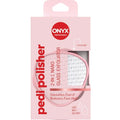 Onyx Professional Pedi Polisher, 2-in-1 Nano Glass Exfoliator - Dual Sided Nano Glass Foot File Callus Remover, Dry Skin, Dead Skin, Hair Removal, Compact, Waterproof