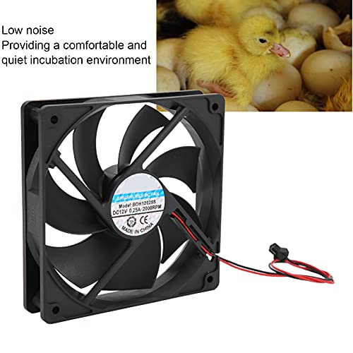 Incubator Fan, Incubator Exhaust Fan Low Noise High Power Motor for Poultry Farms, Labs (Lower Fan) - style: Lower fan