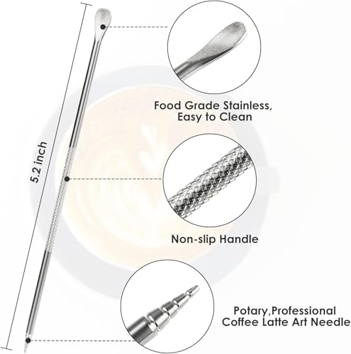 Milk Frothing Pitcher, Espresso Steaming Pitcher 12oz,Espresso Machine Accessories,Stainless Steel Milk Coffee Cappuccino Barista Steam Pitchers Milk Jug Cup with Decorating Pen Latte Art - size: 12 Ounces
