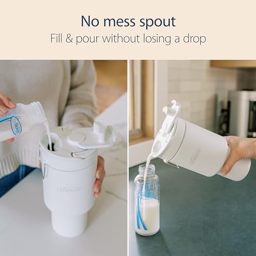 Dr. Brown's Breast Milk and Formula Chiller, Portable Insulated Storage for Breast Pumping and Bottle Feeding, 20 oz/590 mL Capacity, Arctic White, BPA-Free, 2-Pack - color: Arctic White, Value Pack