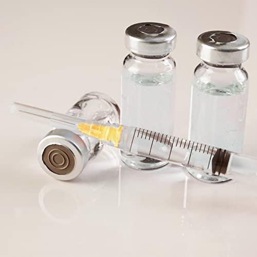15 Pack 2.5ml 25Ga Plastic Syringe with Measurement for Scientific Labs and Industrial Dispensing, Disposable Individually Wrapped (15, 2.5ml-25Ga) - size: 2.5ml-23Ga