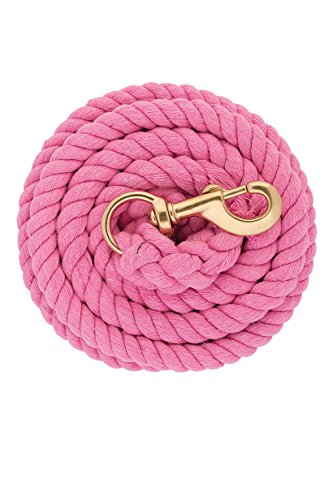 Weaver Leather Cotton Lead Rope, Pink/Blue, 5/8" x 10'