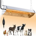 Fanspex 600W Hanging Heater for Poultry Chicken Coop Pet House Livestock Greenhouse, 2 Heating Mode with Adjust Height, 3S Fast Heating