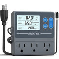 DIGITEN Reptile Temp & Humidity Controller with Timer Outlet | Temperature Control, Humidity Control, Timer, 3-Stage Outlet, Day-night Thermostat For Reptile, Mushroom, Homebrew