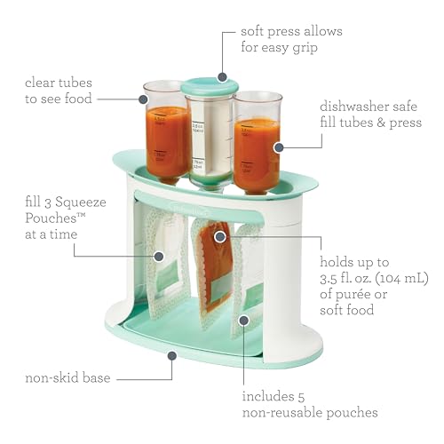Infantino Squeeze Station, Baby Food Pouch Filler, BPA-Free - style: Squeeze Station - New & Improved
