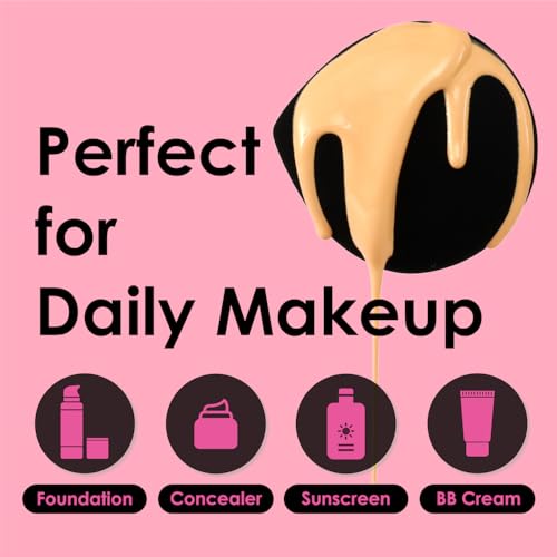 COOL-ANGLE Makeup Sponge Set, Latex-Free Soft Blender, 5 Pcs, Black Medium | Perfect For Liquid Foundation, Washable Beauty Gift Set, Seamless Airbrushed Finish, Safe For Sensitive Skin - color: B1:Black*5