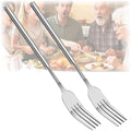 Extendable Fork Prank，2PCS Expandable Fork Prank Joke with 8.7'' to 25.4'' Extendable Handle，Expandable Fork Prank Ideal for Christmas Party Camping Picnic for BBQ Fruit Dessert Dinner Create laughter