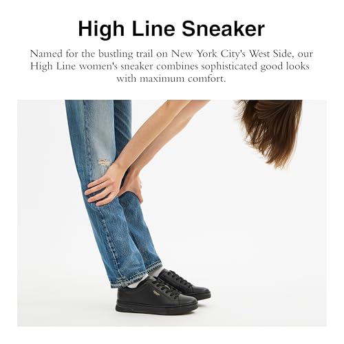 COACH Women's High Line Sneaker - color: Black/Black, size: 5