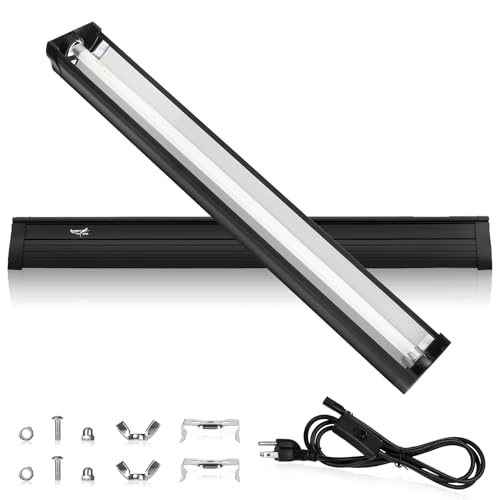 UVB Light for Reptiles Bearded Dragon, T5 UVB Reptile Light Fixture HO UVB Bulb Lighting Combo Kit 10.0 39W UVA UVB Reptile Light Bulb Terrarium Lamp Tube Bar for Snake Gecko Turtle Lizard, 34 Inch - size: T5-34Inch