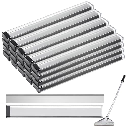 Hicarer 200 Pcs 8" Floor Scrapers Blade Replacements, Angled Demolition Scraper Blades Replacement Carbon Steel for Efficient Flooring Removal Razors Compatible with Razor Blade Scraper - size: 8 Inch