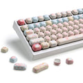YUNZII Pink Ice Cream MOG Profile Dye-Sub PBT Keycaps Set (Pink Kitten) | 138 Keys, Dye Sub PBT Keycap Set, for Mechanical Gaming Keyboards Compatible with 60%/65%/75%/TKL/96%/100% Layouts