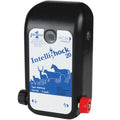 Premier 1 IntelliShock 20 AC/DC Fence Energizer, 2.0 Joule | Plug-in or 12V DC battery. Auto-reduces draw 80% on clean fences. Includes battery leads & 110V adapter. 2.0J output.