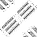 6pcs Extension Springs,0.047"x0.4"x2.76" 304 Stainless Steel | Extension Springs with hook ends 2.76inch - size: 0.047"x0.4"x2.76"
