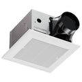 80CFM Bathroom Exhaust Fan with Grille: 20W Ceiling Mount Shower Ventilation Fan, 120V, White, Wet Rated, ETL Certified - size: 80 CFM With Grille