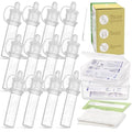 haakaa Colostrum Collector Kit for Newborns, 4ml-12pcs | World-first design, 3-in-1 Collector, Safe food-grade silicone-BPA Free, Ready-to-use pack,Replace disposable syringes - size: 12 Count (Pack of 1)