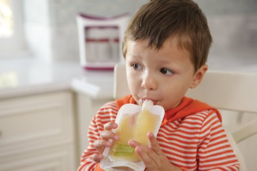Infantino Baby Food Pouches Disposable Squeeze, 50-Pack - style: 50 Squeeze Pouches Pack