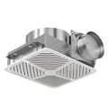 Bathroom Exhaust Fan White Ceiling Mount Ventilation Fan 200-230 CFM 1.5 Sones 6 Inches Duct Energy-Saving Bathroom Ventilation and Exhaust Fan