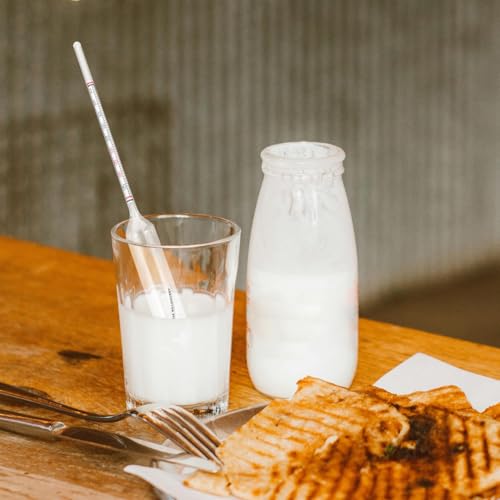 POPETPOP Scientific Hydrometer for Milk and Goat Milk High Precision Lactometer for Dairy Quality Testing and Composition Analysis Lab Density Meter for Cow Measurement