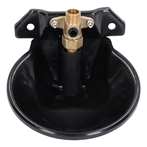 Stainless Steel Sheep Water Bowl with Touch Switch, Drinking Tool Goat Feeders Animal Feeder Automatic Drinking Bowl for Goats and Livestock, 7.1 Inch