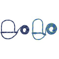 Weaver Leather Poly Rope Sheep Halter, Blue/Black/Gray & Livestock Poly Rope Sheep Halter, Lime/Hurricane Blue/Royal Blue, Average