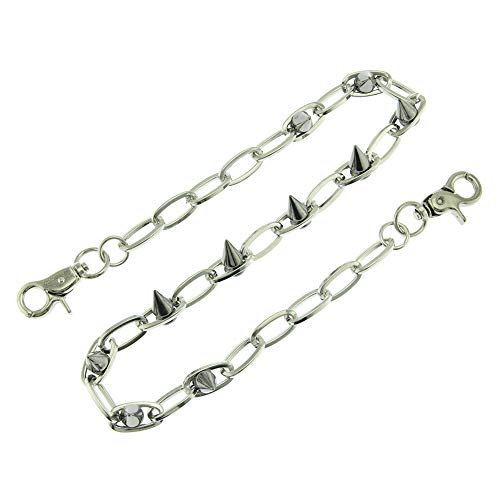 Pants Chains Layer Metal Chain Waist Wallet Keychain Jeans Chains for Men Women Daily Wear - color: Rivet Chain