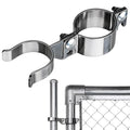2-3/8" x 1-7/8" Chain Link Gate Latch Heavy Duty Stainless Steel Fence Gate Fork Latch Hardware with Padlock Hole 1pcs - color: 2-3/8"x1-7/8"