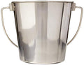 Advance Pet Products Heavy Stainless Steel Round Bucket, 2 Quart | Durable Food & Water Pail for Dogs, Cats, Kennels, Cages and Critter Crates | Multi-Purpose Bucket - size: 2 quart