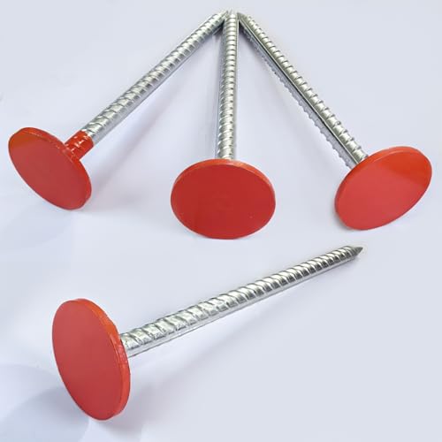 Rebar Survey Marker Stakes, 12 Inch Long - 1.35 LB Heavy Duty, Hi-Vis Orange (2 Pack) Building line Marker Posts are Suitable for Paving Stones, Gardens, Lawn Edges, and Weed barriers