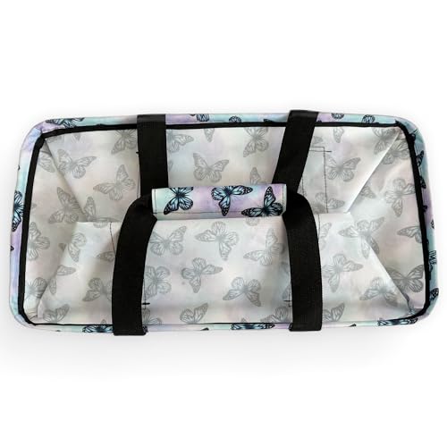 Large Collapsible Tote - color: Butterfly Dreams