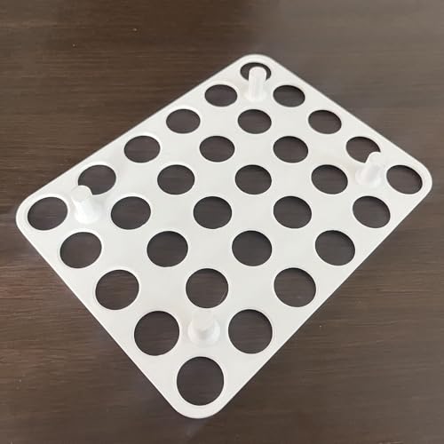 2 PCS Small Quail/Bird Egg Trays, Quail Egg Container, Quail Egg Tray Inserts Compatible with Dollar General's Fresh Start Refrigerator Storage Bin (Clear Plastic Tray not Included
