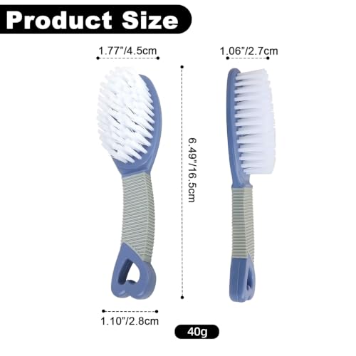 Blue Small Short Haire Dog Brush for Shedding 6.5in/16.5cm | Pet Grooming Brush for Short Haired Dogs&Cats,Remove Loose Hair Knots Tangles,Pet Hair Removal Brush for Clothes Sofa Cars