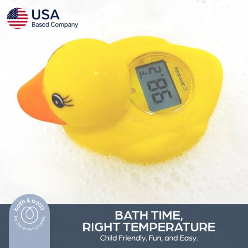 Dreambaby Duck Baby Bath Thermometer – Instant Results, Digital Water & Room Temp Reader – Fun Floating Toy for Newborns | Instant Digital Water & Room Temperature - Fun Floating Duck Toy - Helps Monitor Bath Water Temperature - color: Duck