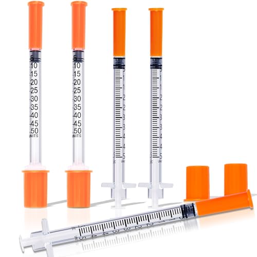 0.5ml Syringe 30G 5/16 Inch, Lab Supplies Individually Wrapped 25 Pack - size: 0.5ml-30G-5/16", style: 25 Pack