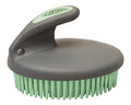 Weaver EquinePalm-Held Fine Curry with Small Rubber Bristles, Mint/Gray - color: Mint/Gray