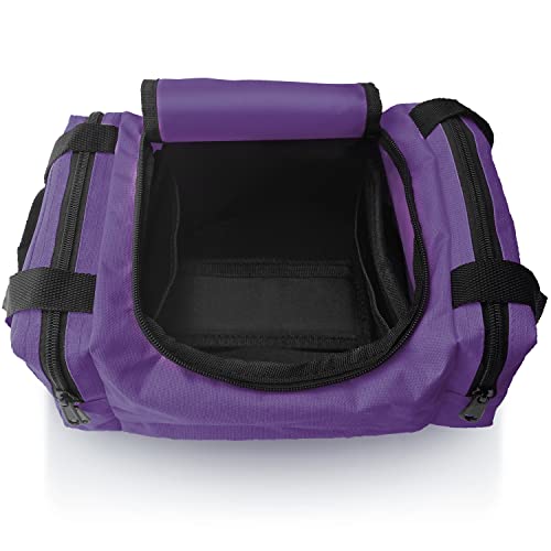 ASA TECHMED First Aid Responder EMS Emergency Medical Trauma Bag EMT, Fire Fighter, Police Officer, Paramedics, Nurse, Purple - color: Purple