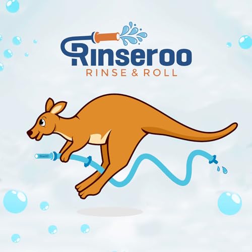 Rinseroo Dog Spot Washer, 6ft Slip-On Shower Hose | Fits Showerheads Up to 4", Easy Pet Rinsing, Stress-Free Cleaning Without Full Bath, Shark Tank Product, Not for Tubs