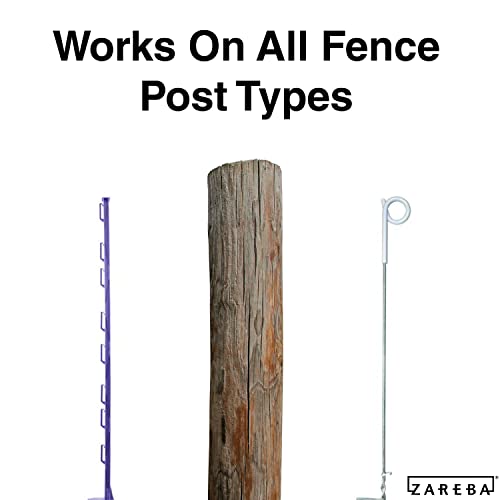 Fi-Shock FW-00018D 17 Gauge Aluminum Wire for Electric Fencing, 250 ft - 8 Pack | Rust-Proof Aluminum, 38,000 PSI Tensile Strength, 90 lb Breaking Load, Plastic or Ceramic Insulators, Cattle and Horse Use