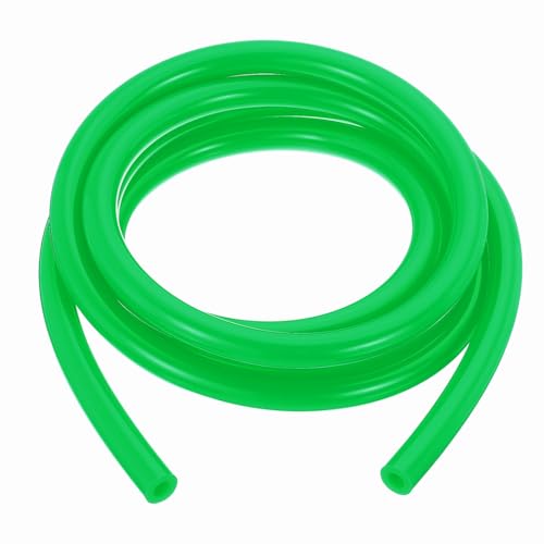 uxcell 6mm ID x 12mm OD Silicone Tubing, 6.6ft High Temp Silicone Air Tube Drip Irrigation Hose Pipe for Home Brewing Wine Beer Line and Aquaponics, Green - color: Green, size: 6mm x 12mm x 200cm