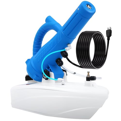 5L(1.3 Gallon) Tank, Portable Electric ULV Cold Fogger 700W Adjustable Flow Fine Mist Sprayer with Long 17ft Power Cord for Home, Garden, Cleaning,