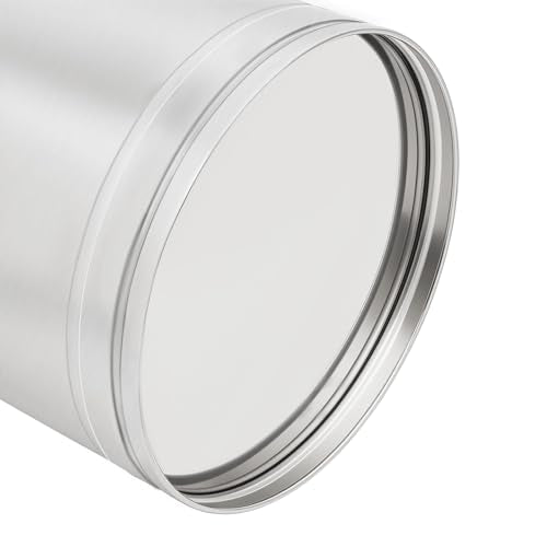 DYNAMI 20Gal 304 Stainless Steel Milk Can with Sealed Lid and Handles,Anti-Leak Liquid Storage Barrel,Food Grade Container for Milk, Liquid,Solid Storage and Transport,Large Opening for Easy Cleaning - size: 20Gal