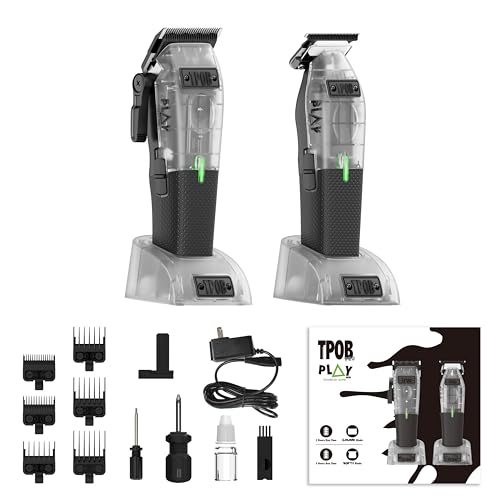 TPOB Mini Play Professional Hair Clippers (Transparent Set) - color: Transparent Set