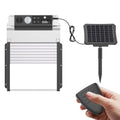 Automatic Chicken Coop Door, Solar Powered Roll-Up Chicken Door with Light Sensor, Timer & Manual Mode, 2500mAh Battery, Aluminum Frame, Anti-Pinch, Waterproof, Chicken Coop Size:9.3''x8.3''