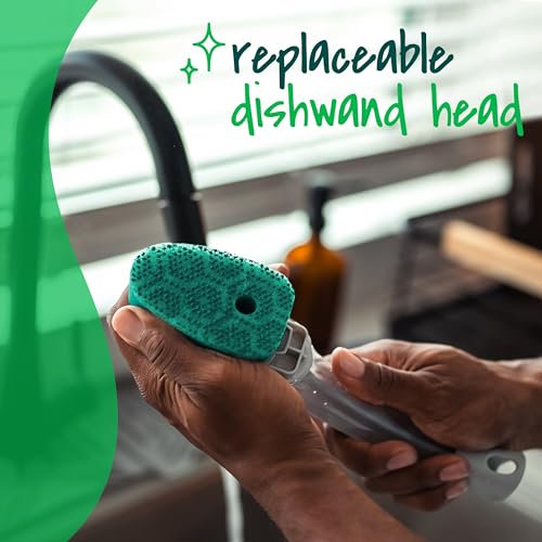 Scotch-Brite Odor Resist Heavy Duty Dishwand, 1 Dish Wand, Handles Tough Messes on Non-Coated Cookware, Oven Racks, Grills and More, Fits all Scotch Brite Refills - size: 1 Dishwand