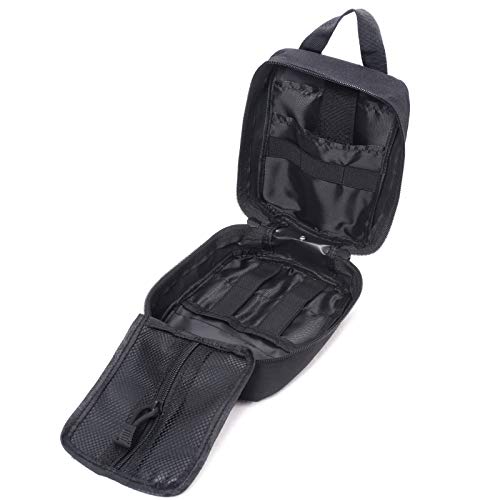 Molle Pouch, Sturdy 600D Nylon Tactical Medical Pouch,Rip-Away EMT First Aid Pouch (Bag Only) - color: black1