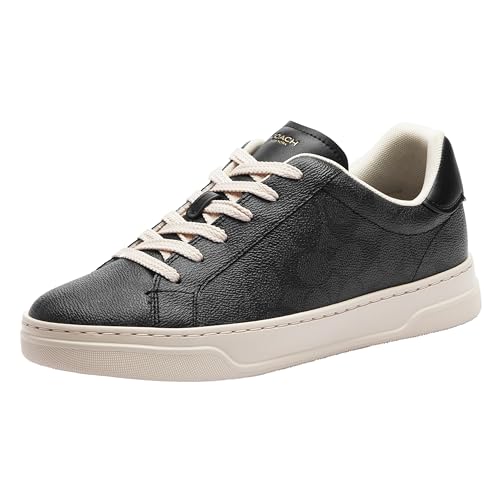 COACH Women's High Line Sneaker - color: Charcoal/Black, size: 5.5