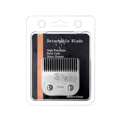 3-1/2 Replacement Ceramic Blade,Compatible with Oster Classic 76,Andis AGC | 9.5mm(3/8") Cutting Length,compatible with Oster and Andis Wahl KM10 Series Clippers - color: Size 3-1/2